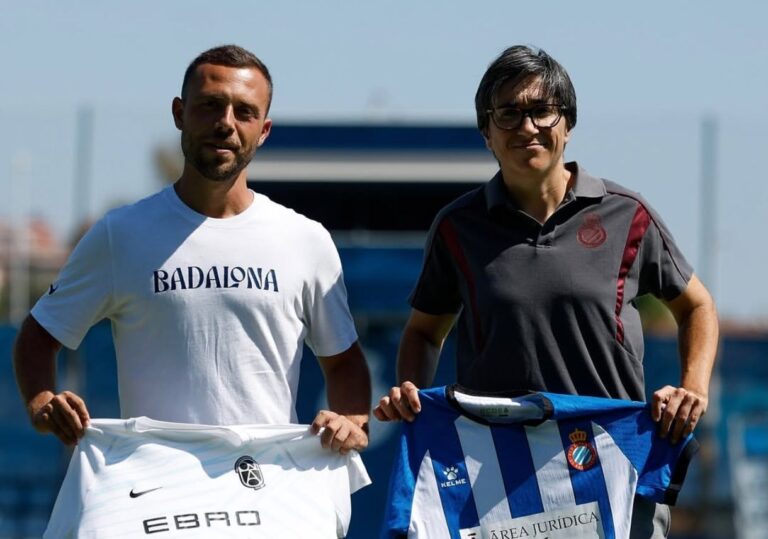 Marc Ballester y Sara Monforte - RCD Espanyol vs FC Badalona - Liga F