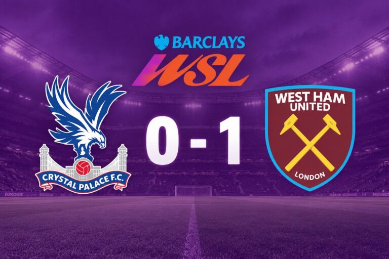 Crystal Palace 0-1 West Ham United - WSL