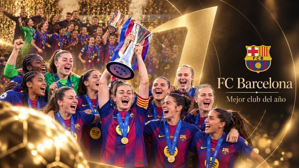 El FC Barcelona elegido mejor club femenino del año - Balón de Oro 2026