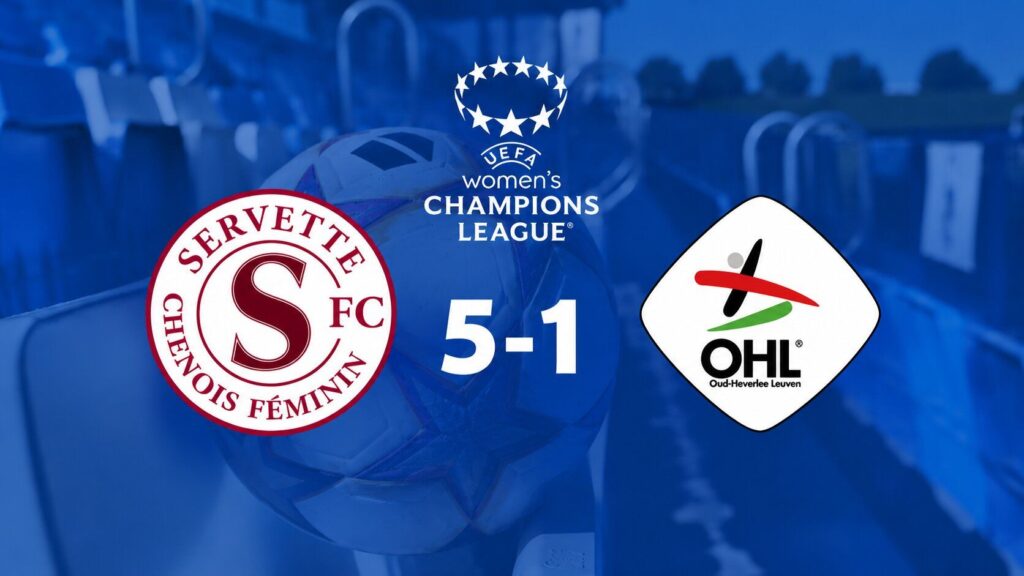 Crónica Servette 5-1 OH Leuven - UWCL
