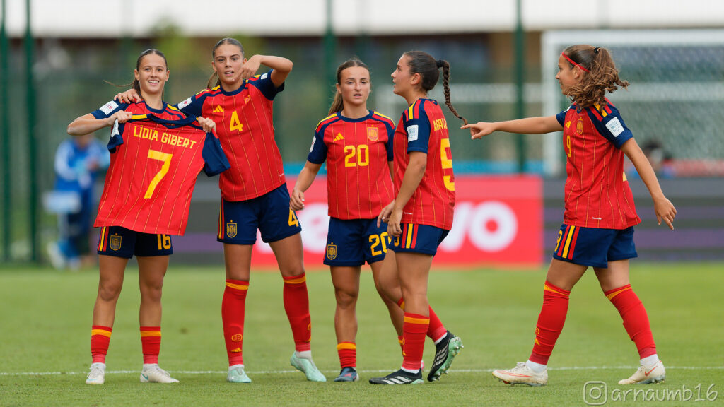 Imagen crónica - Celebración Selección Española sub-17 vs Australia - Mundial Femenino 2026