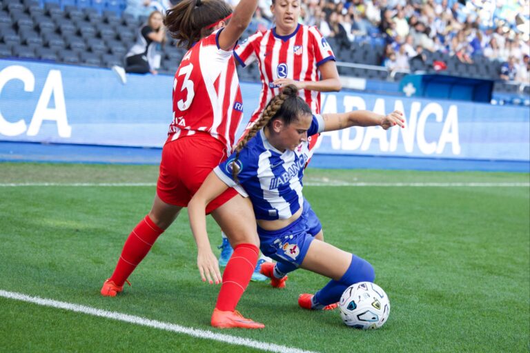Alexia Fernández y Lucía Rivas - imagen destacada Deportivo 1-2 Atlético de Madrid