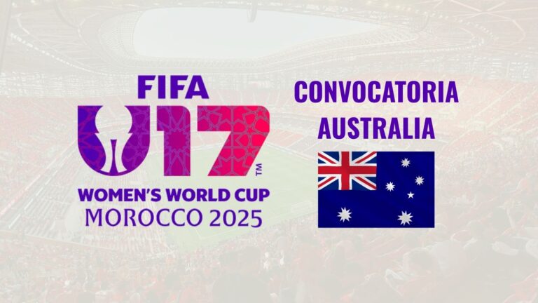 Mundial Sub-17 Femenino 2026 - Convocatoria AUSTRALIA