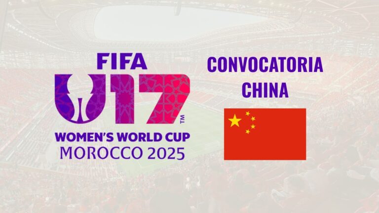 Mundial Sub-17 Femenino 2026 - Convocatoria CHINA