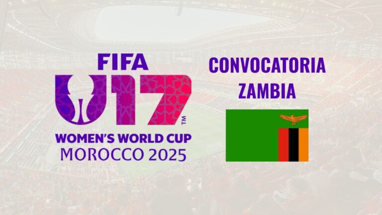 Mundial Sub-17 Femenino 2026 - Convocatoria ZAMBIA