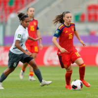 Rosalía Domínguez - Foto: Arnau Martínez (@arnaumb16) Rosalía Domínguez con la selección española Sub-20 en el Mundial de Polonia 2026