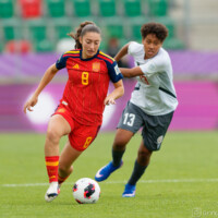 Elene Gurtubay - Foto: Arnau Martínez (@arnaumb16) Elene Gurtubay selección española Sub-20 mundial de Polonia 2026