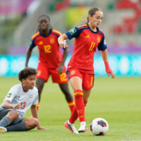 Daniela Agote | Foto: Arnau Martínez (@arnaumb16) Daniela Agote con la selección española Sub-20 mundial de Polonia 2026