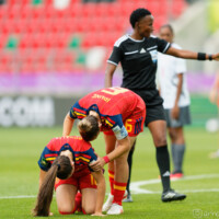 Irune y Rosalía - Foto: Arnau Martínez (@arnaumb16) Irune y Rosalía selección española Sub-20