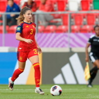 Julia Torres | Foto: Arnau Martínez (@arnaumb16) Una torres con la selección española Sub-20 mundial de Polonia 2026