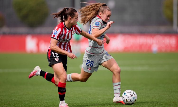 Celia Gómez y Garazi Facila - Athletic Club vs Atlético Madrid - Liga F
