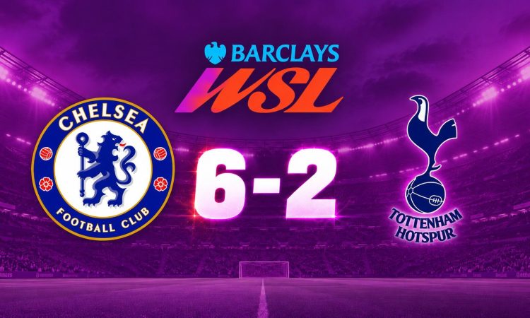 Crónica Chelsea FC 6-2 Tottenham hotspur - WSL
