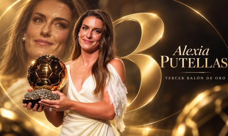 Alexia Putellas gana su tercer Balón de Oro
