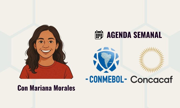 Agenda fútbol femenino norteamérica y LATAM - Conmebol y Concacaf