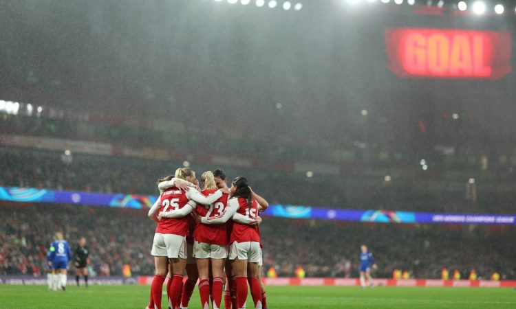 Arsenal v Chelsea - UEFA Women's Champions League 2025/26 Quarter-finals First Leg