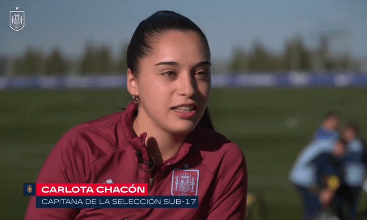 Carlota Chacón_ _Llegar a la absoluta es un sueño por cumplir_ _ 🔴 SEFUTBOL 0-19 screenshot