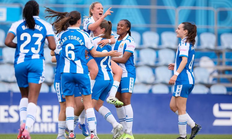 Celebración gol espanyol