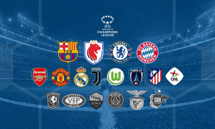 Clasificadas cuartos y playoff Women's Champions League