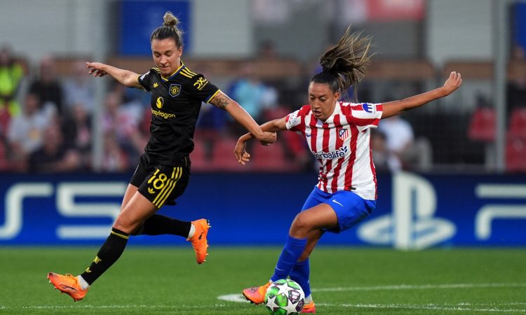 Fiamma y Zigiotti Olme Club Atletico de Madrid v Manchester United