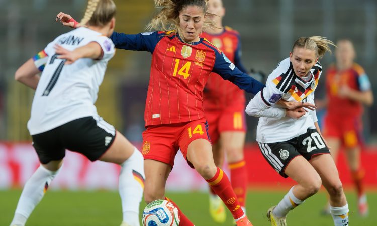 La jugadora de la Selección de España, Laia Aleixandri. Arnau Martínez