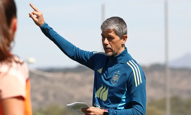 David Aznar entrenamiento Selección Española sub-20