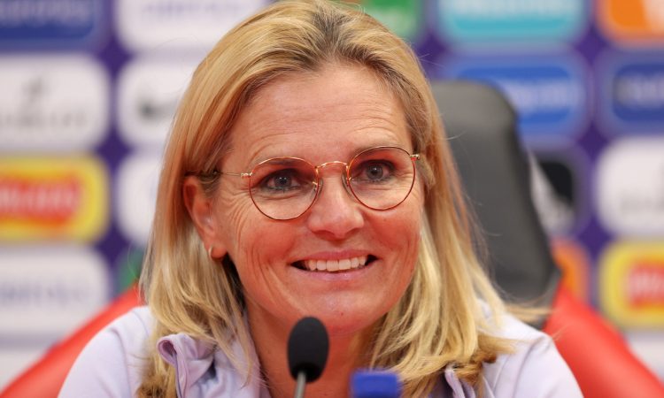 Sarina Wiegman - Inglaterra - Press Conference And Training Session: Semi Final - UEFA Women's EURO 2022