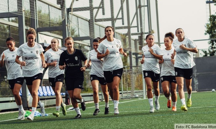 Entrenamiento de pretemporada del FC Badalona