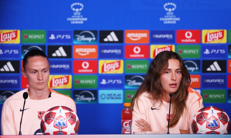 Caroline Graham Hansen and Alexia Putellas FC Barcelona Training Session And Press Conference - UEFA Women's Champions League Final 2026