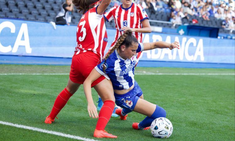 Alexia Fernández y Lucía Rivas - imagen destacada Deportivo 1-2 Atlético de Madrid