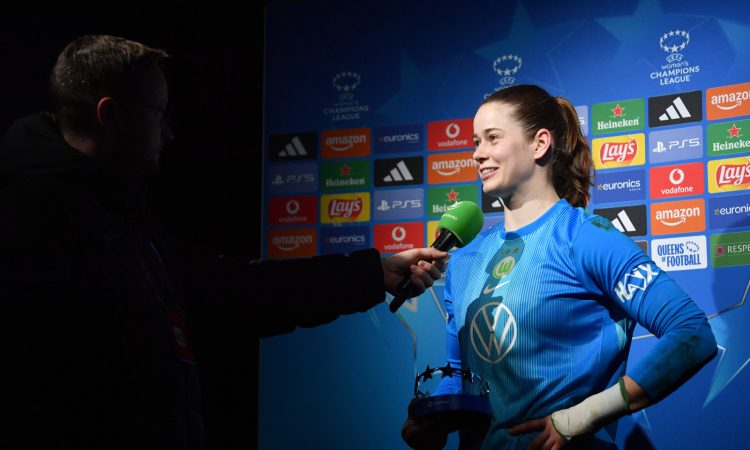 Stina Johannes VfL Wolfsburg - UEFA Women's Champions League 2025/26 KO play-offs Second Leg
