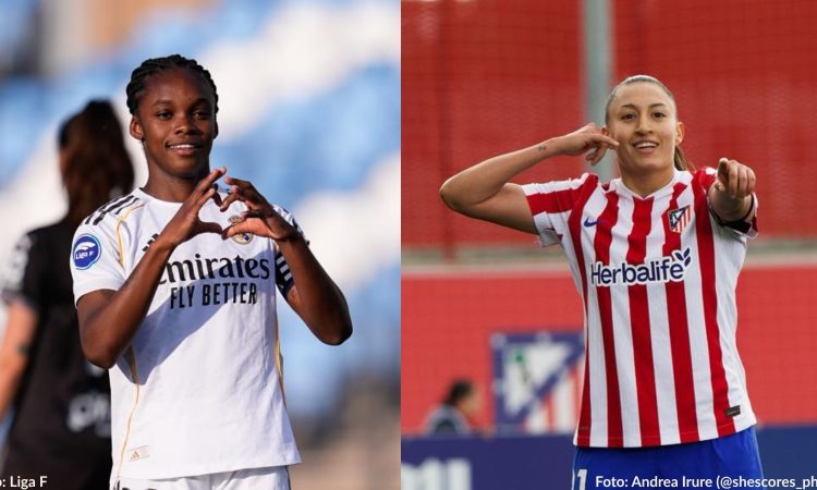 Linda Caicedo y Fiamma - Derbi Real Madrid vs Atlético de Madrid