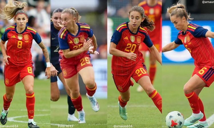 Natalia Ramos, Ainhoa Marín, Clara Pinedo y Andrea Medina debutan con la selección española