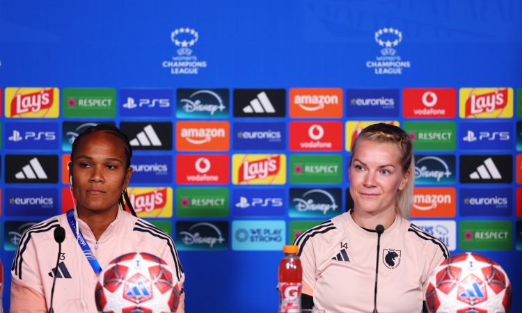Ada Hegerberg and Wendie Renard OL Lyonnes Training Session And Press Conference - UEFA Women's Champions League Final 2026