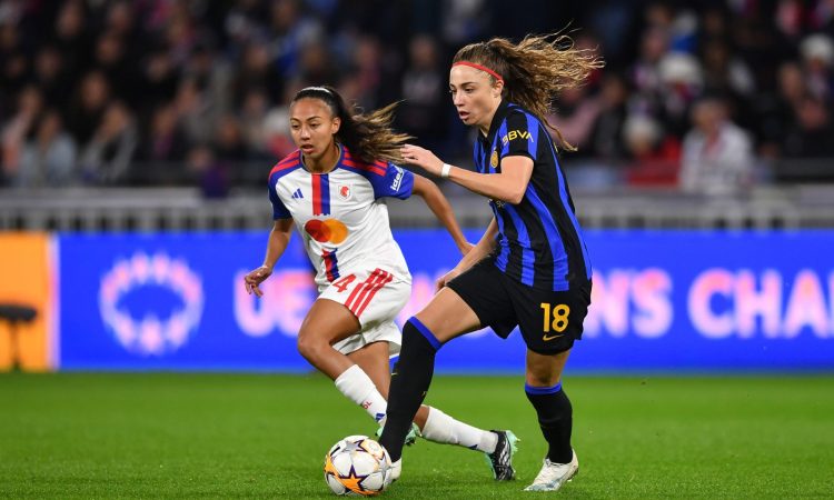 Salma Bacha OL Lyonnes vs Benedetta Glionna (Inter) UEFA Womens Champions League 2026-27