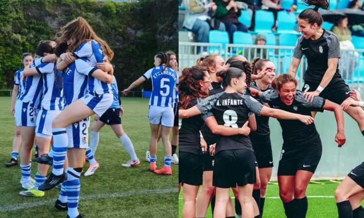 Ona Sant Adrià vs Real Sociedad B final del playoff de ascenso a Primera Federación
