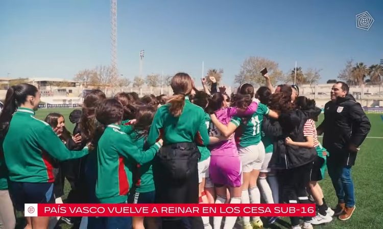 País Vasco vuelve a reinar en los CESA sub-16 0-4 screenshot