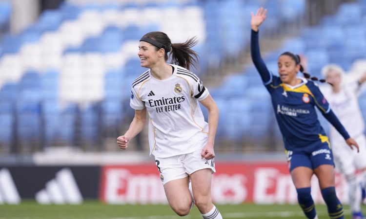 Signe Bruun celebra gol Real Madrid