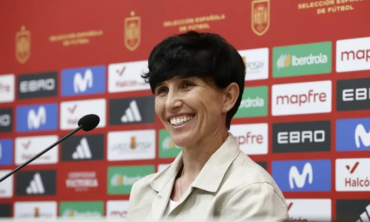 Sonia Bermúdez rueda de prensa abril Selección Española