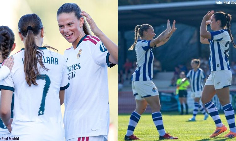 Posibles rivales del Real Madrid y Real Sociedad en la fase tres de clasificación para la UEFA womens Champions League