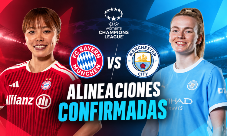 alineaciones confirmadas FC Bayern VS Manchester City