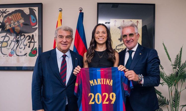 Fichaje de Martina Fernández por el FC Barcelona