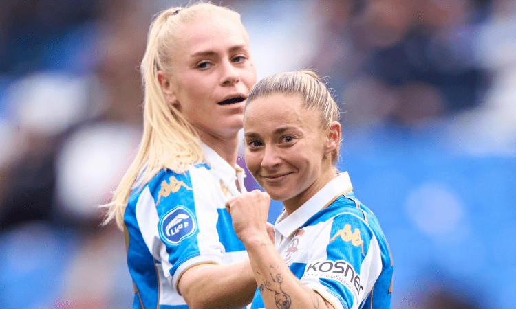 Déportivo Ainhoa Marín y Merle Barth Liga F