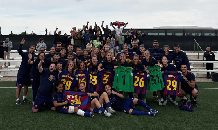 El FC Barcelona 'B' campeón de la Primera Federación Femenina