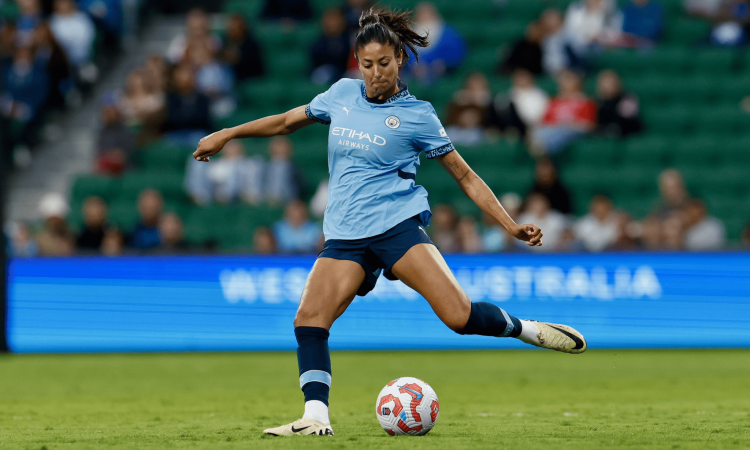 Leila Ouahabi con el Manchester City