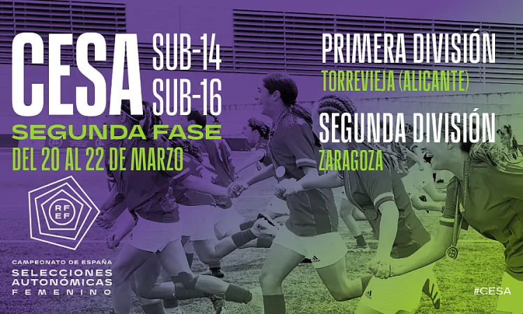 Segunda Fase de los CESA Sub-14 y Sub-16 femeninos