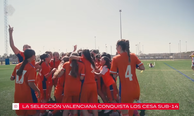 La Selección Valenciana, campeona del CESA sub-14 femenino 2026