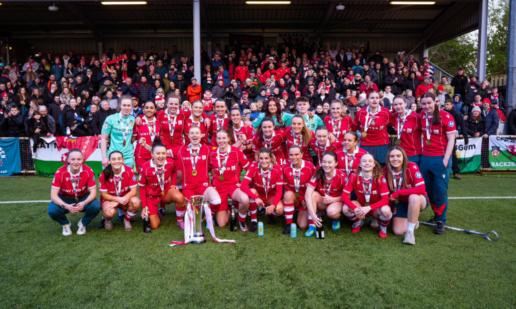 Wrexham AFC Women Women's Champions League and Champions of Wales