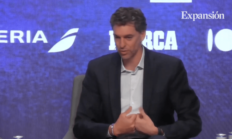 Gasol en el Expansión & Marca Business Sport Forum | Foto: Expansión