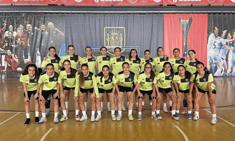 La selección española sub-15 femenina de Futsal