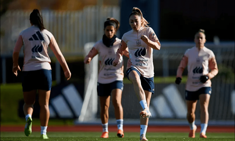 Entrenamiento Selección Española Femenina